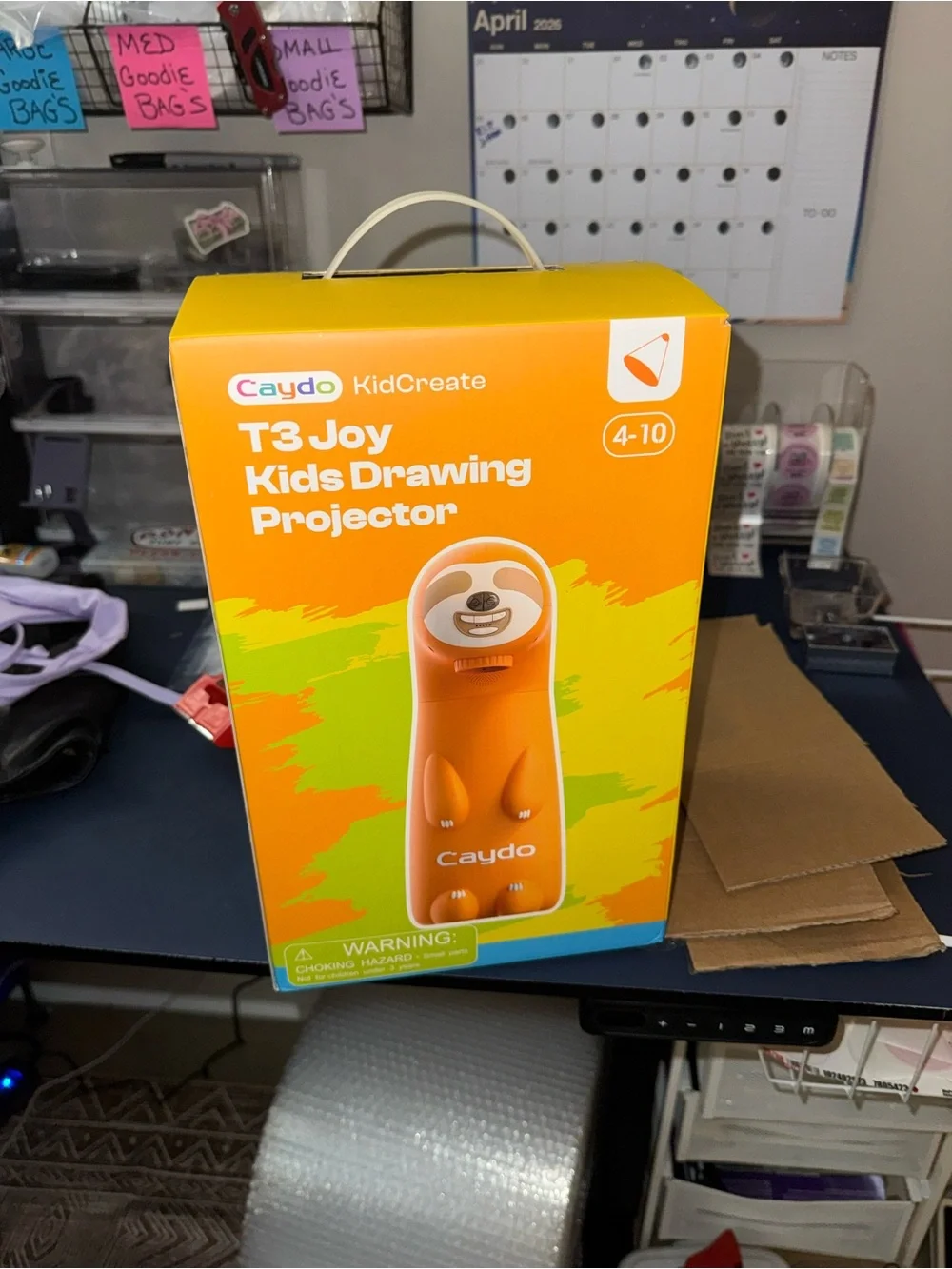 Orange Sloth Kids Drawing Projector
